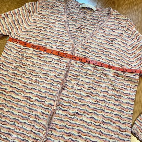 Vintage Camela Knit Pastel Cardigan Pink - Picture 13 of 15